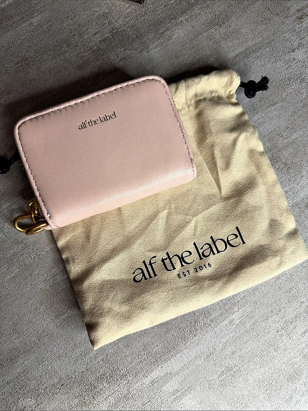alf the label Elsie Card Wallet Pink Accordion Wallet